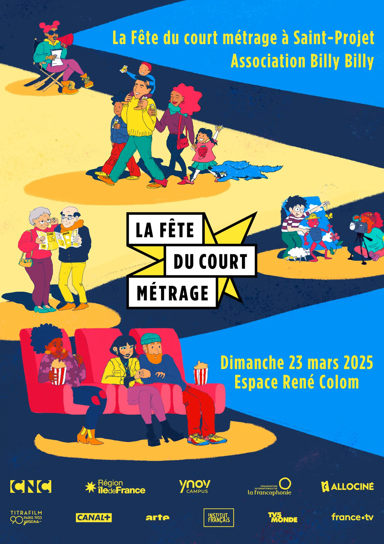 Affiche de la fête du court-métrage 4è édition