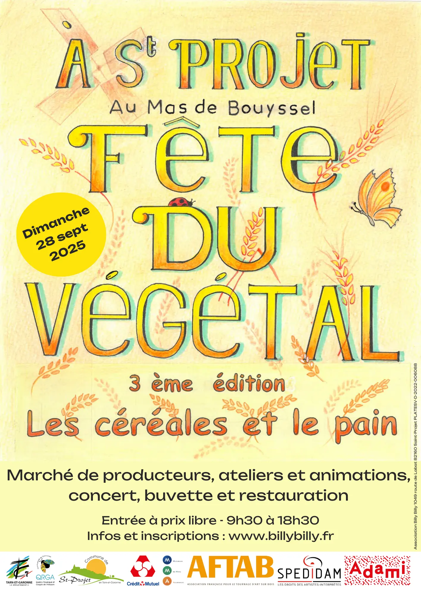 Affiche événement Fête du Végétal 3è édition