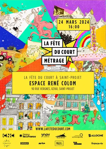 Affiche de la fête du court-métrage 3è édition