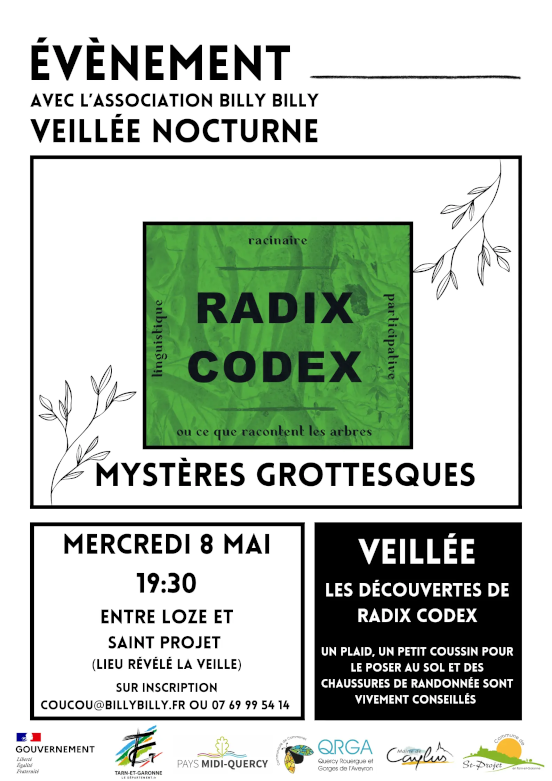 Affiche pour la veillée grottesque