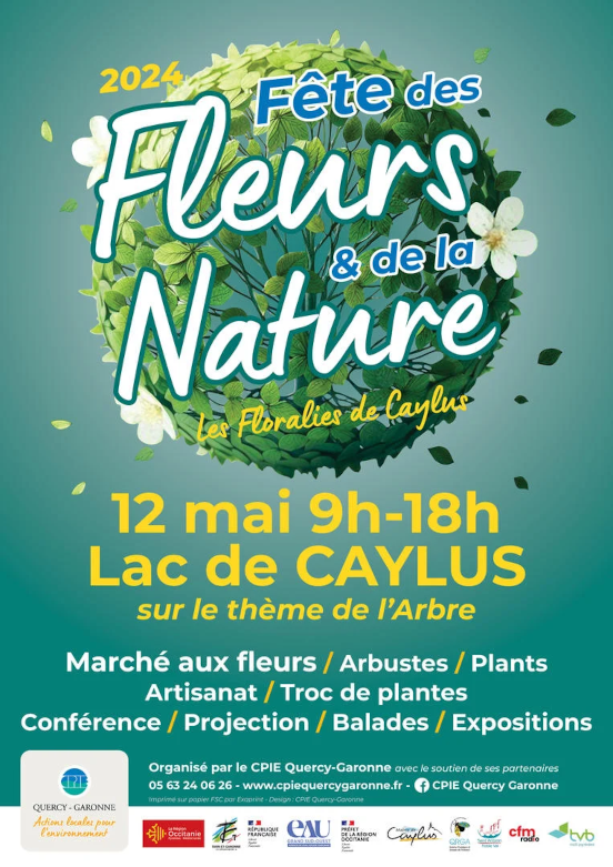Affiche pour les floralies 2024