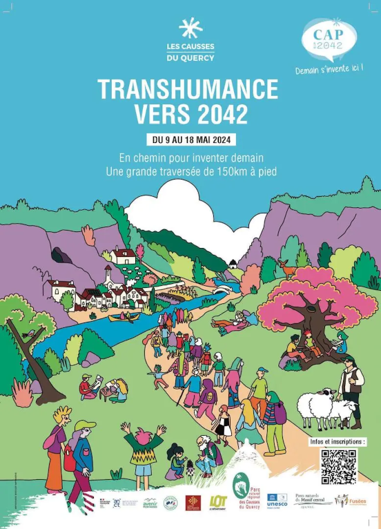Affiche pour transhumance vers 2042